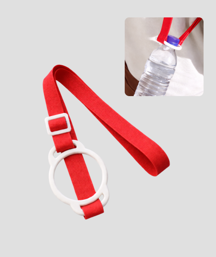 Flesjes houder schouder