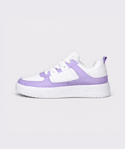 01 Essentials Purple &amp; White