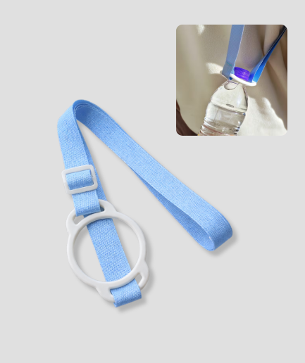 Flesjes houder schouder