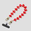 rode hartjes telefoonhanger