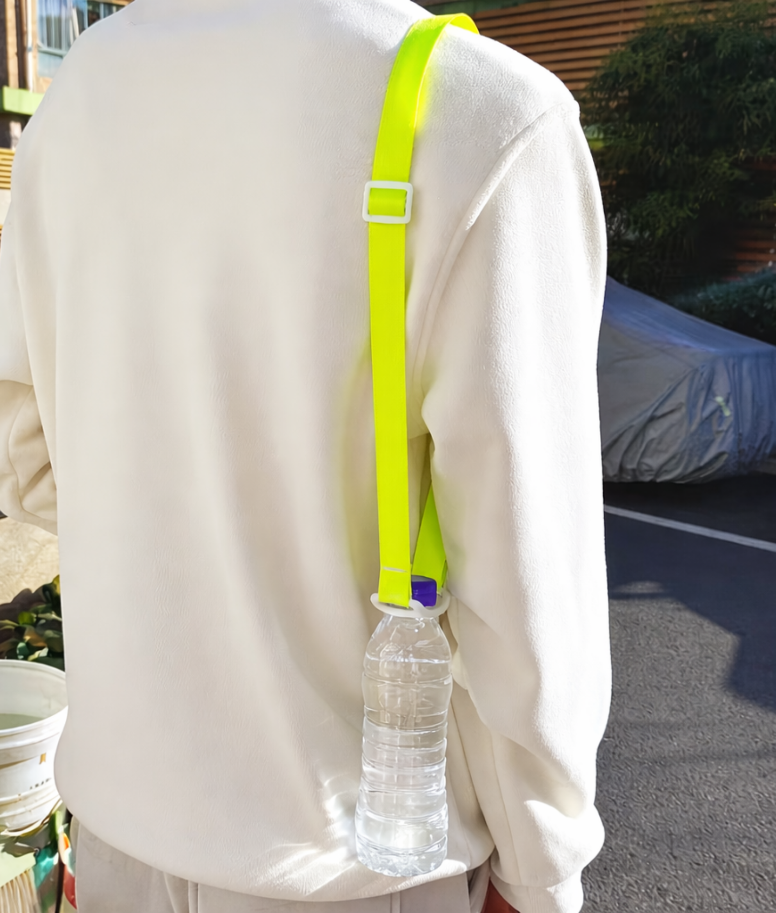 rave gadget flesje houder geel