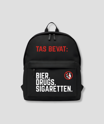 Tas bevat alles wat niet goed voor je is.