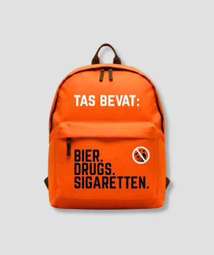 Tas bevat alles wat niet goed voor je is.