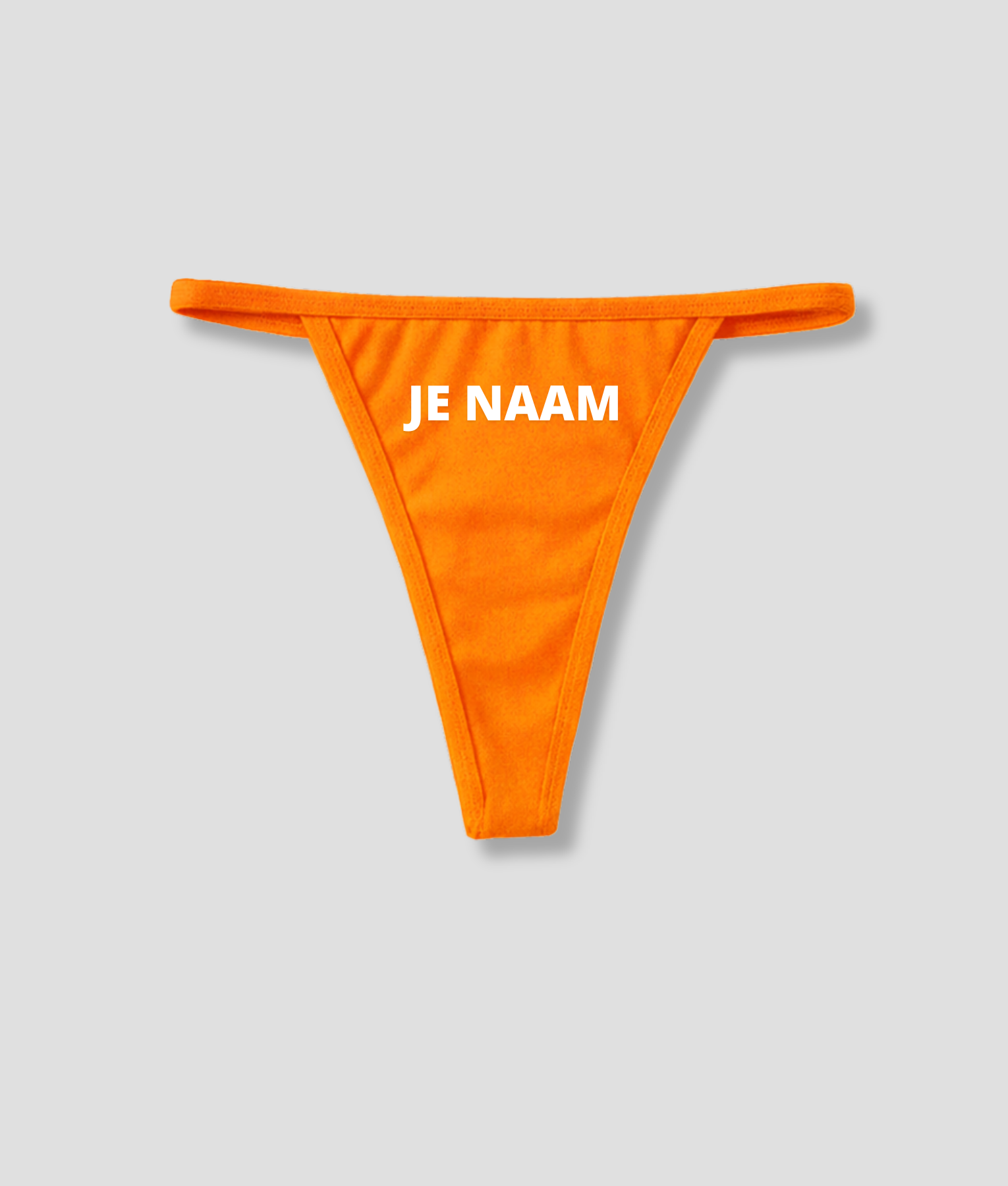 Je naam string oranje