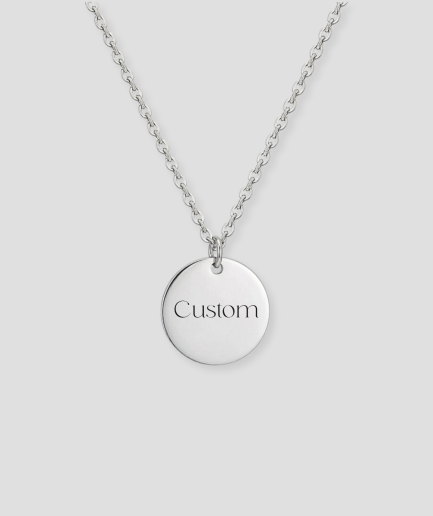 Zilveren hanger sieraden graveren custom