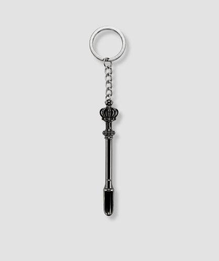 schepje zwart met sleutelhanger