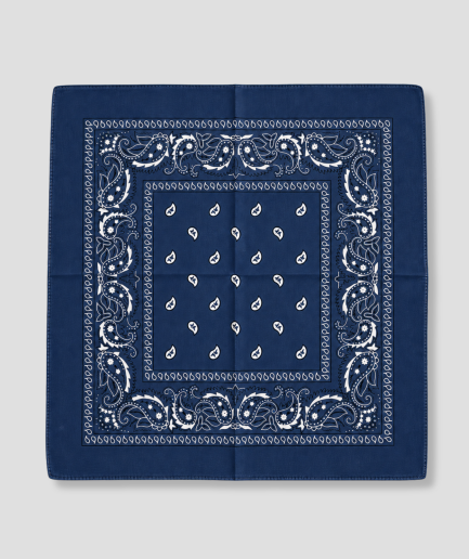 Donker blauwe bandana