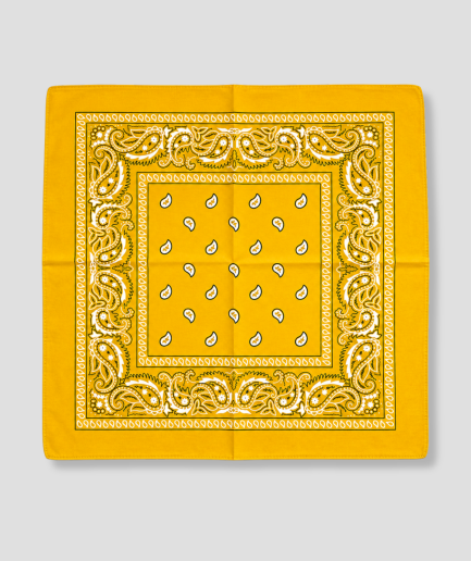 Gele bandana