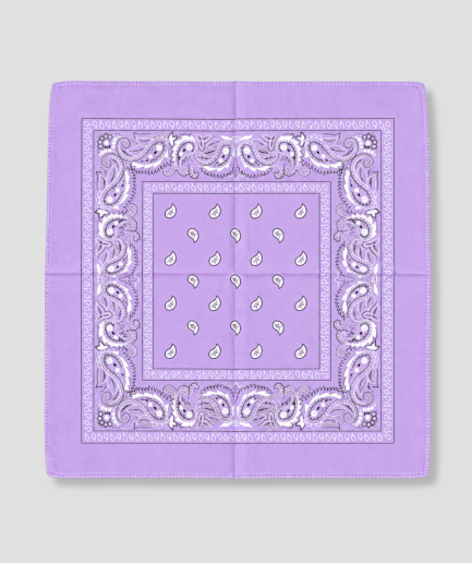 Paarse bandana