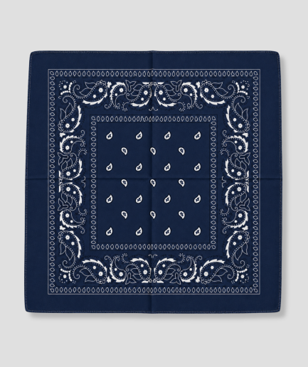 Navy blauwe bandana