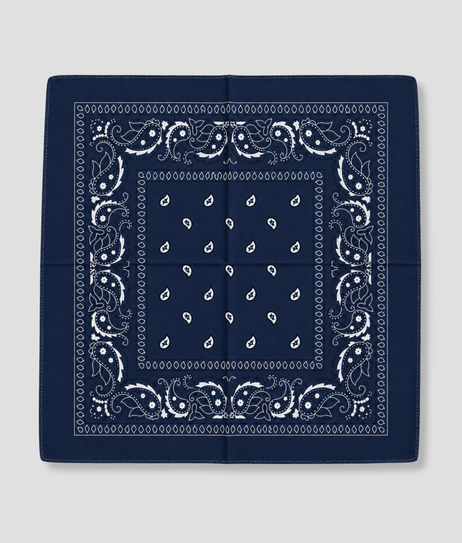 Navyblauwe bandana voor festival outfit