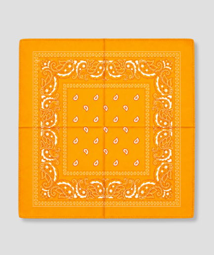 Donker gele bandana
