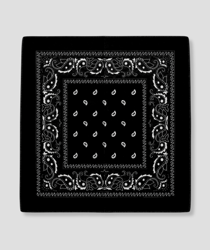 Zwarte bandana
