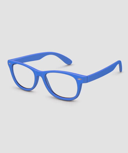 Partybril blauw