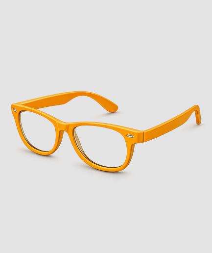 Partybril oranje