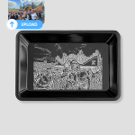 Rolling tray met tekst "Festival Vibes"