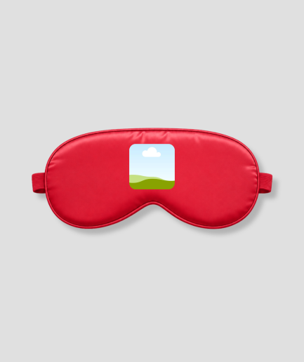 Slaapmasker eigen foto