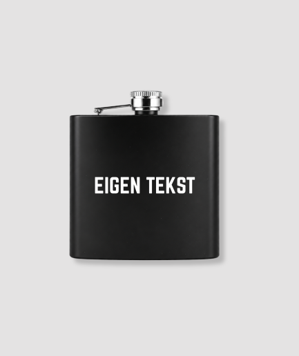 Eigen tekst heupfles