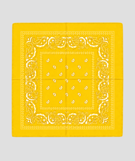 Gele bandana