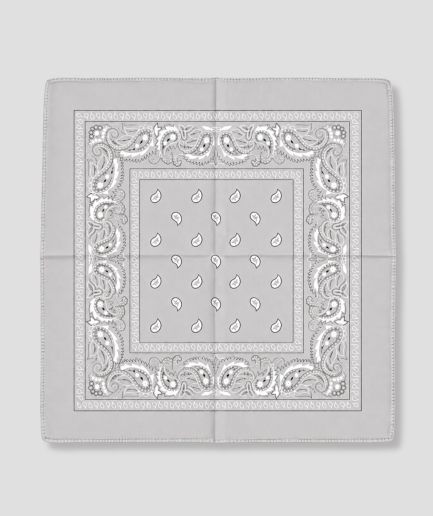 Grijze bandana