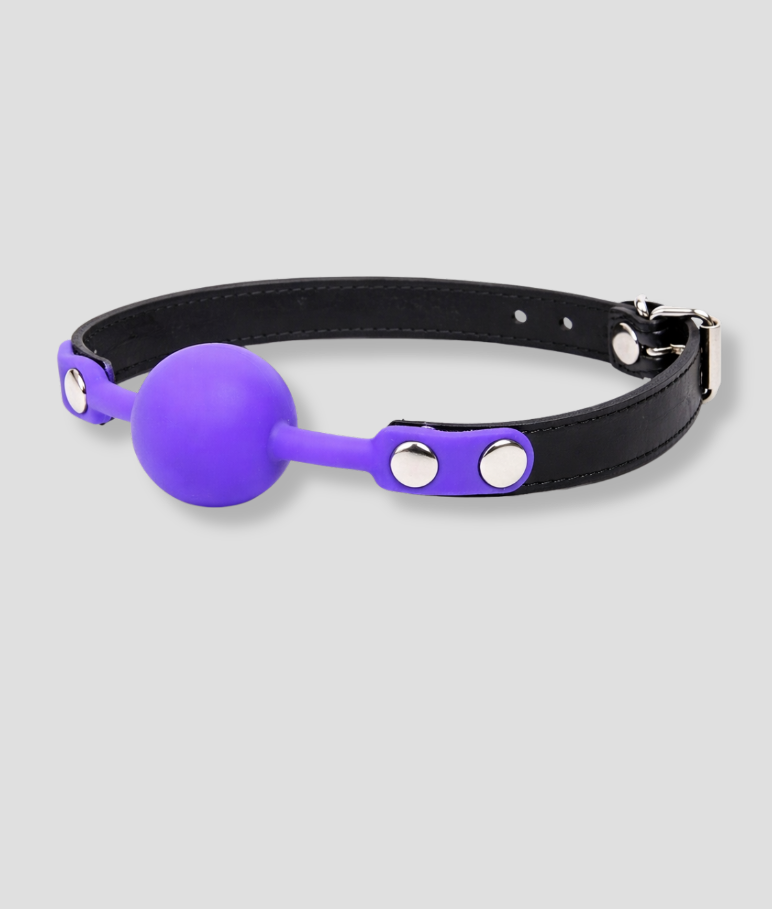 Eindelijk ben je stil, een ball gag zonder tekst