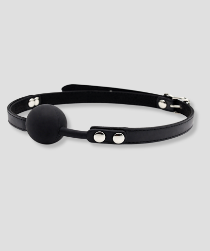 Bad guy gag, een ball gag zonder tekst
