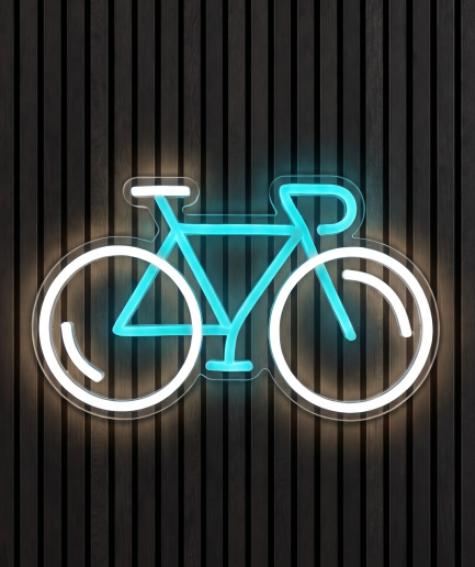 Fiets neon lamp