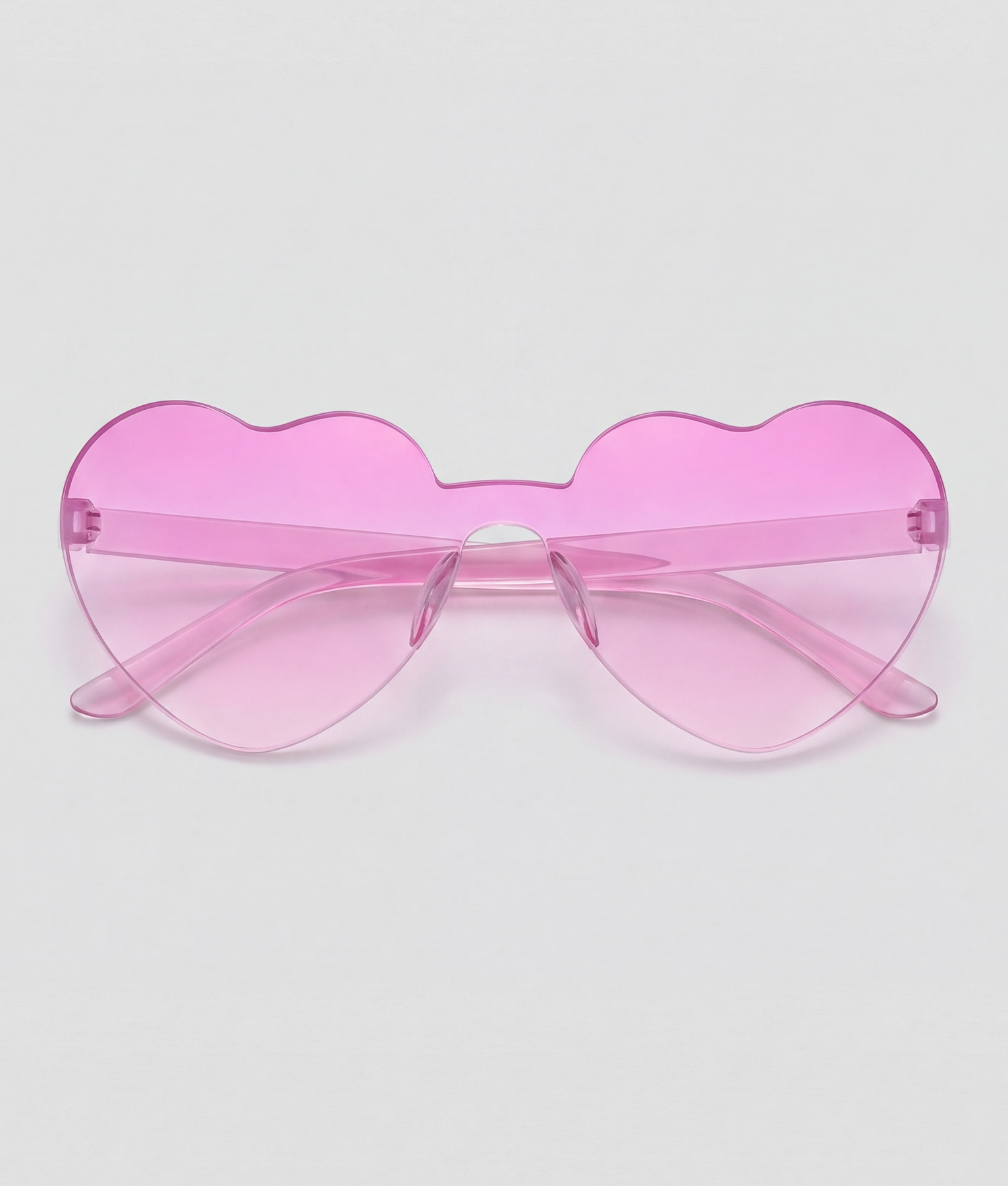 Hartjesbril, montuur roze, glas roze