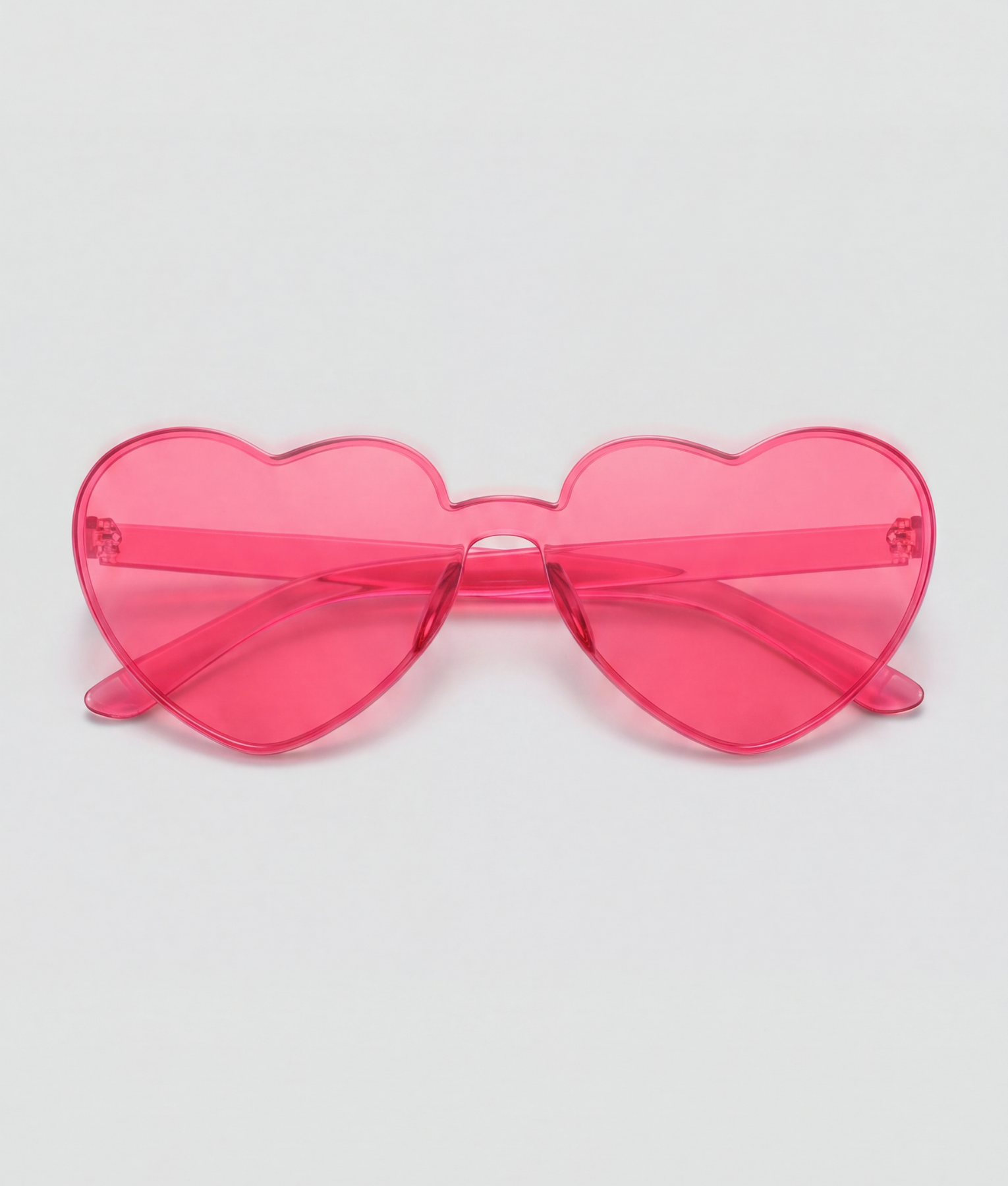 Hartjesbril, bril met roze montuur en roze glazen