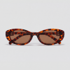Panter ovale zonnebril met bruin glas, model Livigno