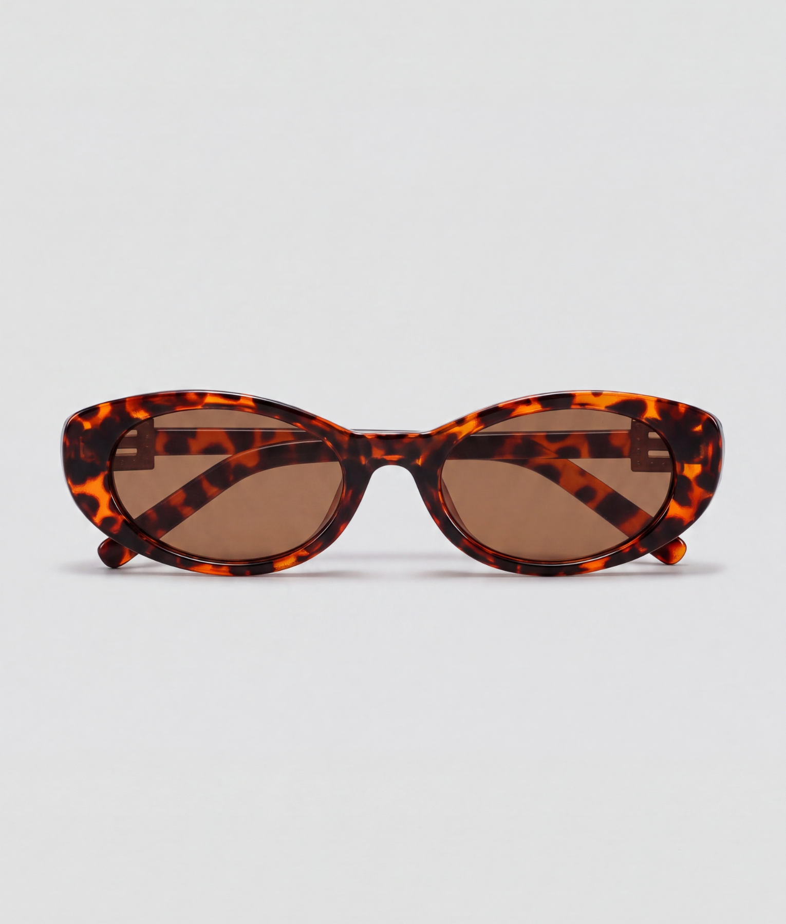 Panter ovale zonnebril met bruin glas, model Livigno