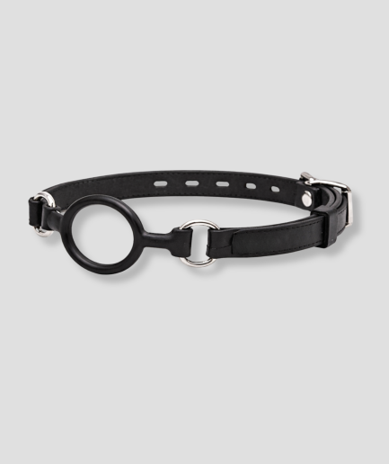 Bek open en accepteren, een O-ring gag zonder tekst
