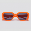 Orange rave, bril met oranje montuur en zwart glazen