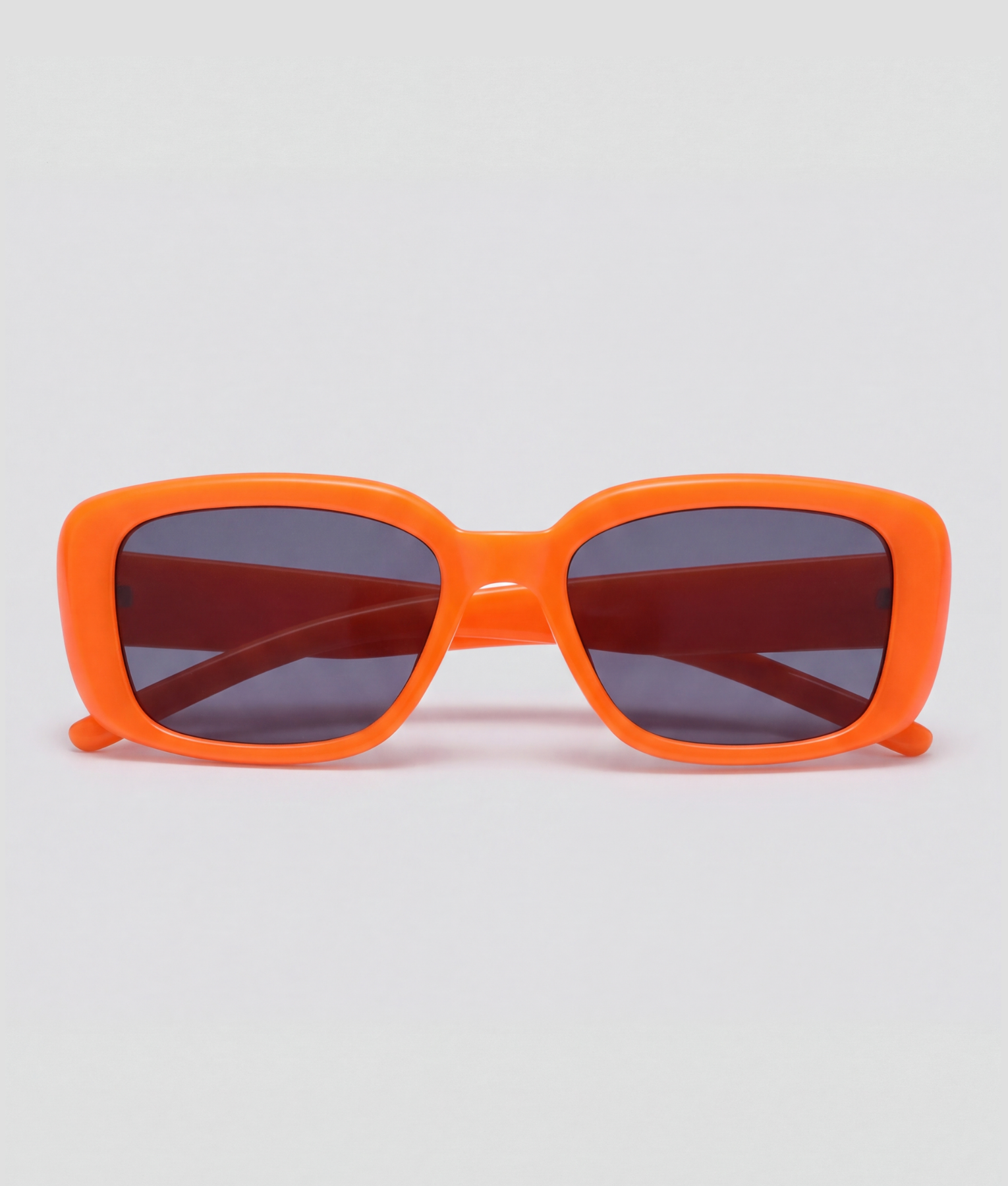Orange rave, bril met oranje montuur en zwart glazen