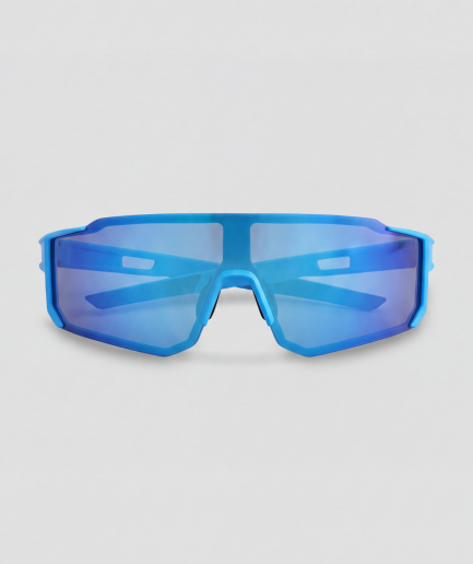Río, bril met blauw montuur en blauw glazen