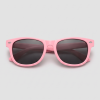 Roze zonnebril, montuur roze, glas zwart