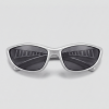 Shady, bril met zilver montuur en zwart glazen