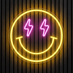 Thunder smile neon
