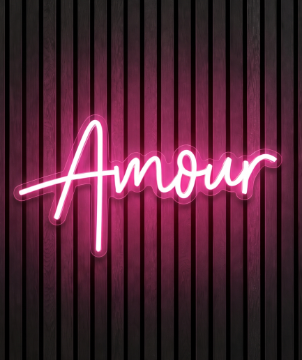 Amour neon neon verlichting