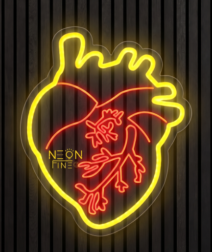 Anatomisch hart neon lamp
