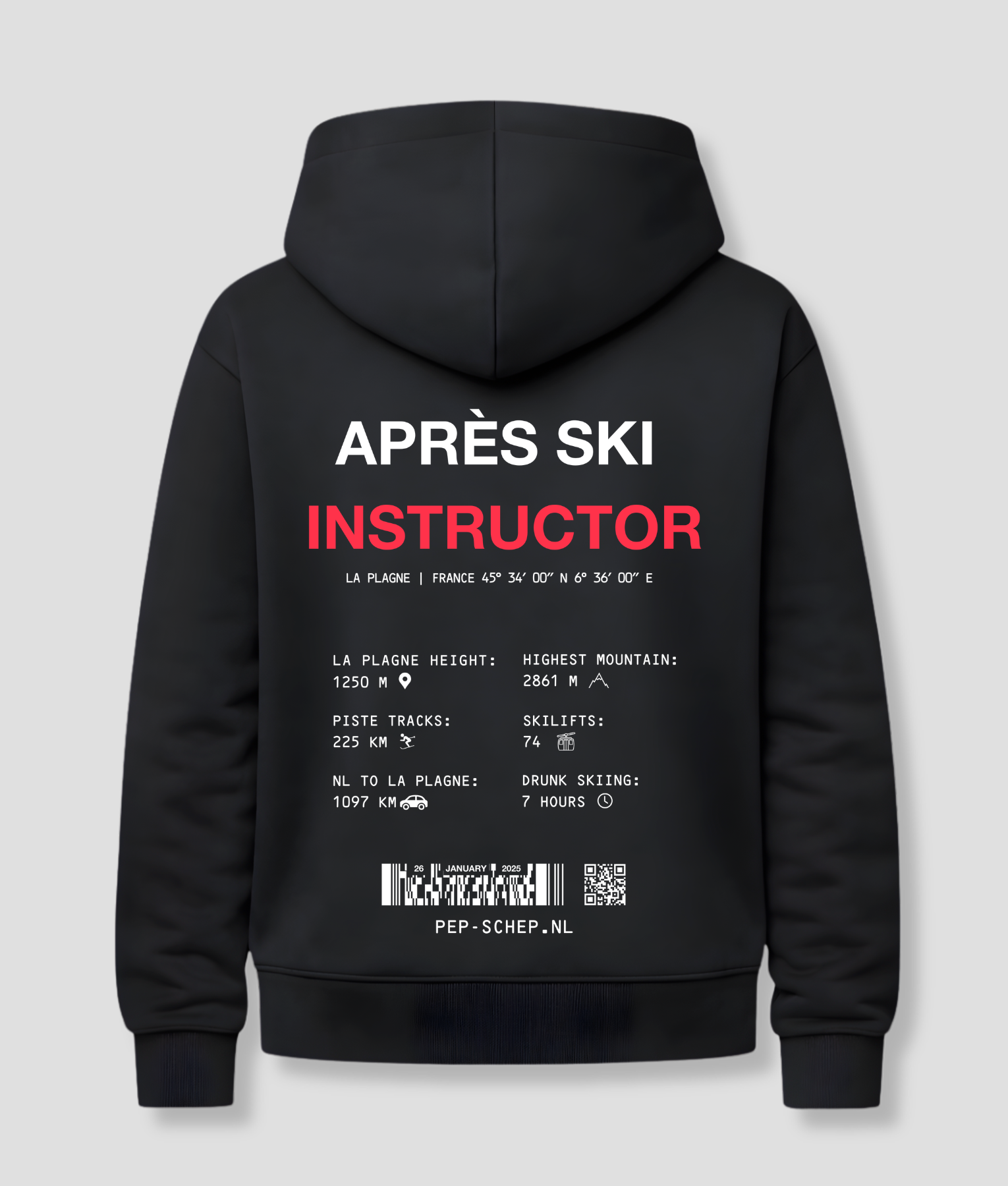 Val thorens hoodie voorbeeld