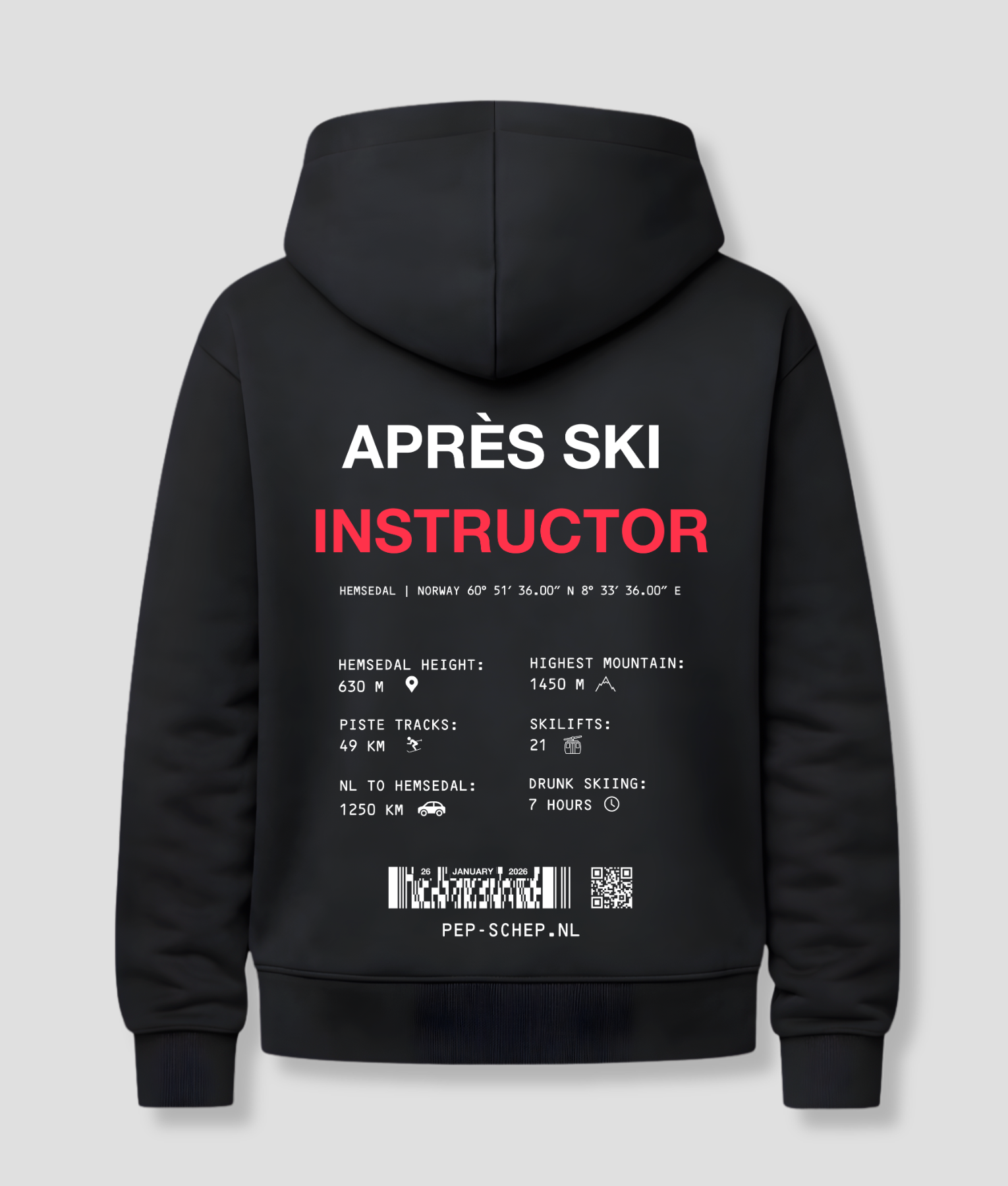 noorwegen ski hoodie