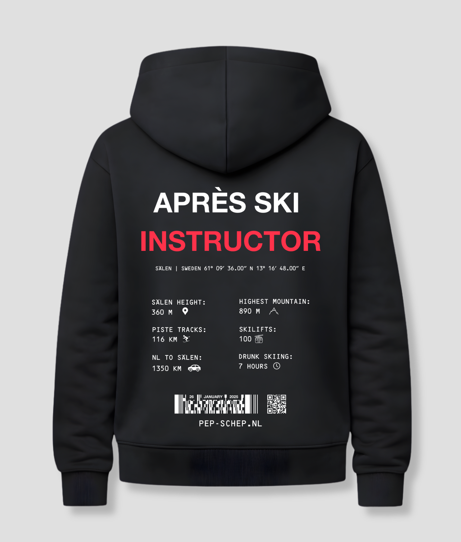 zweden apres ski hoodie