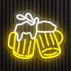 Biertje neon neon verlichting