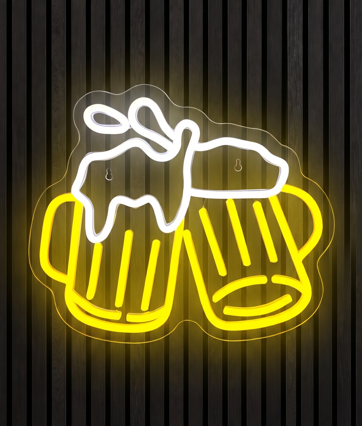 Biertje neon neon verlichting