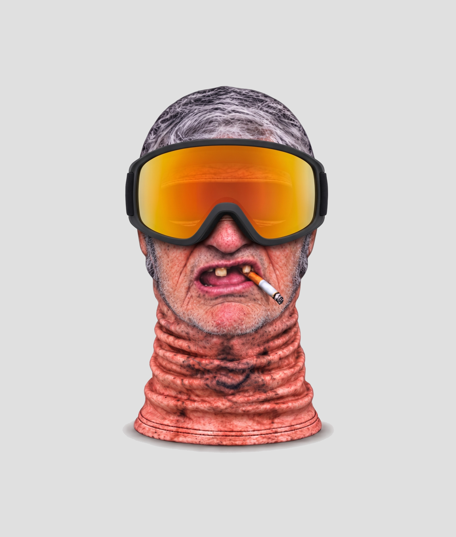 Brute kerel skimasker – Skibril met skibril op