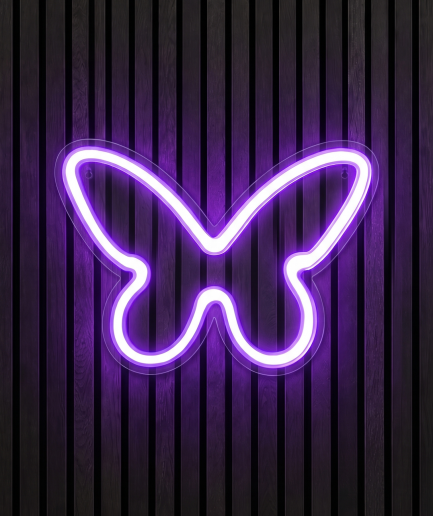Butterfly neon neon verlichting
