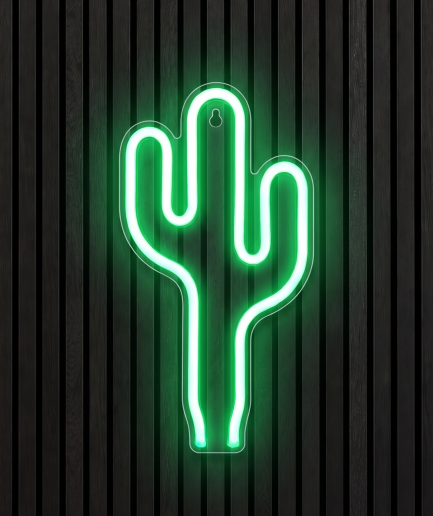 Cactus neon neon verlichting