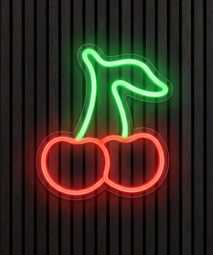 Cherry neon neon verlichting