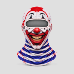 Enge clown skimasker